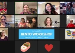 JETAA Portland Bento Workshop Screenshot of Participants