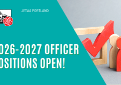 JETAA PDX 2026-2027 Officer Positions Open